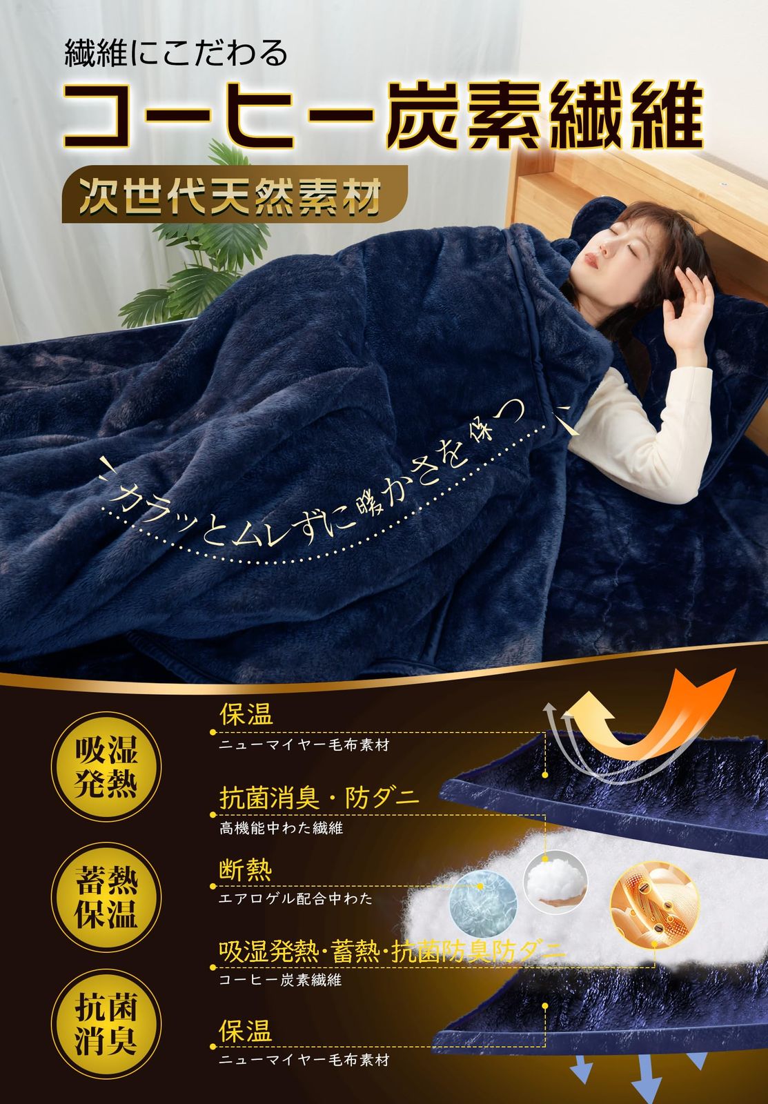 三重静電気防止 軽量