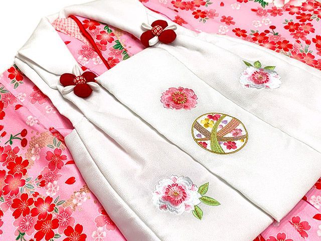 白ｘピンク 鞠と桜