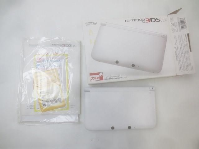 品 ゲーム ニンテンドー3DS LL 本体 SPR-001 ホワイト 動作品 き
