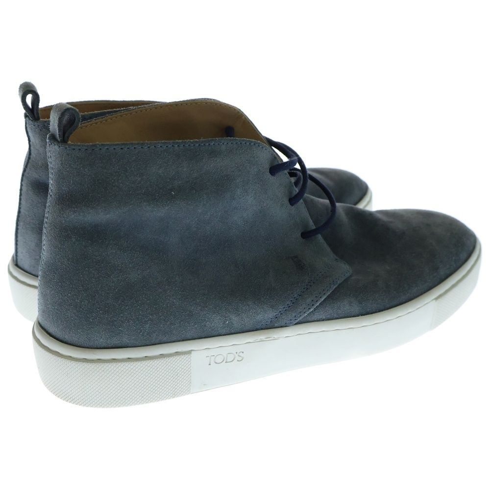 TOD'S スエード アンクルブーツ ショートブーツ ネイビー 38.5 TOD'S