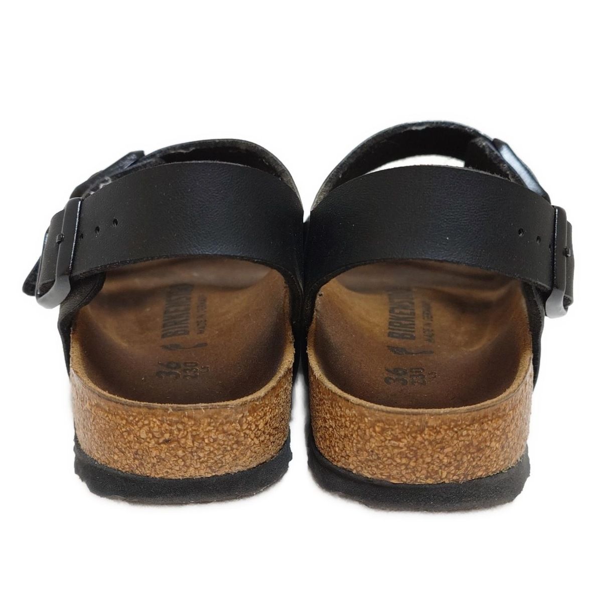BIRKEN STOCK(ビルケンシュトック) サンダル 36 レディース - 黒