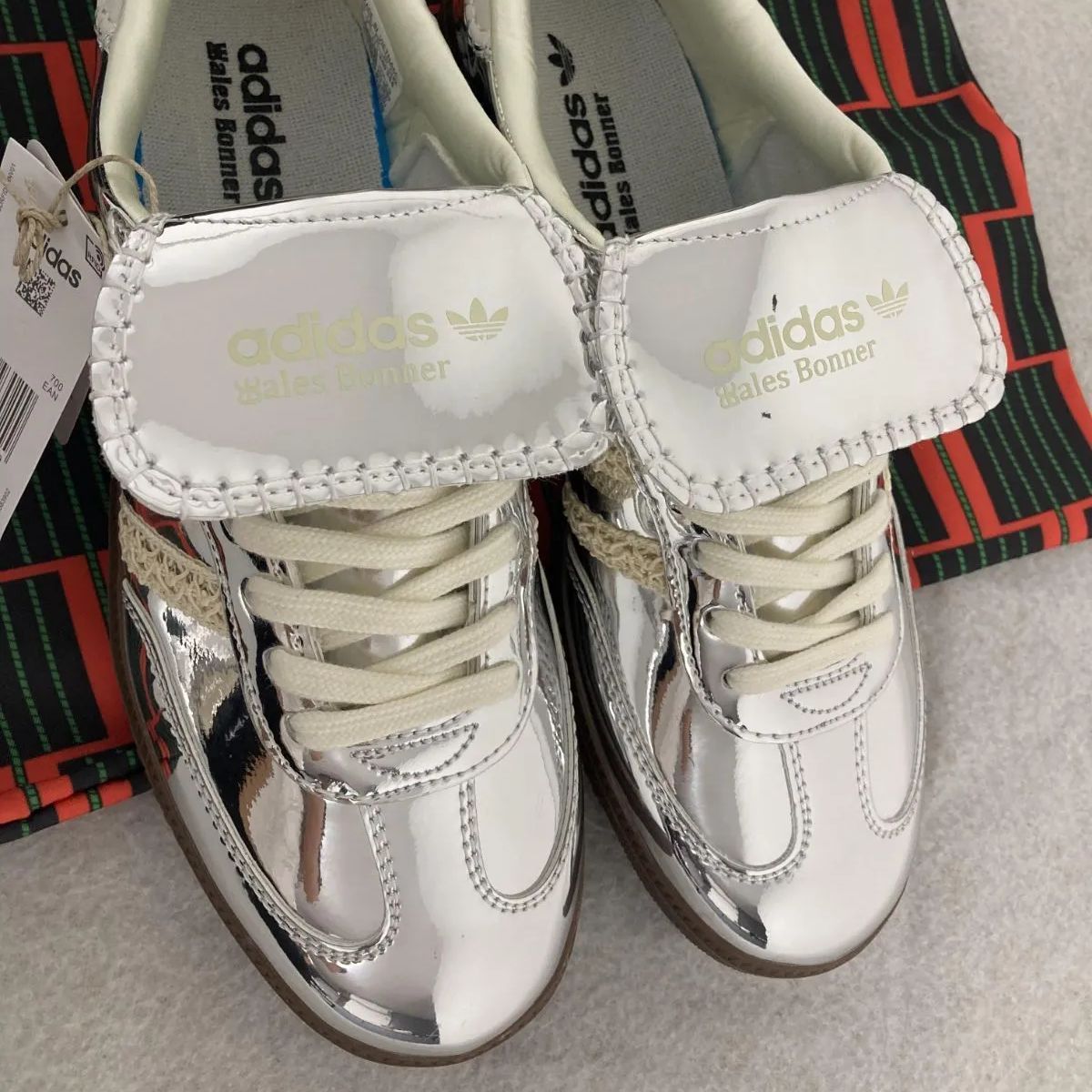 アディダス adidas Samba × Wales Bonner ウェールズボナー シルバー Silver