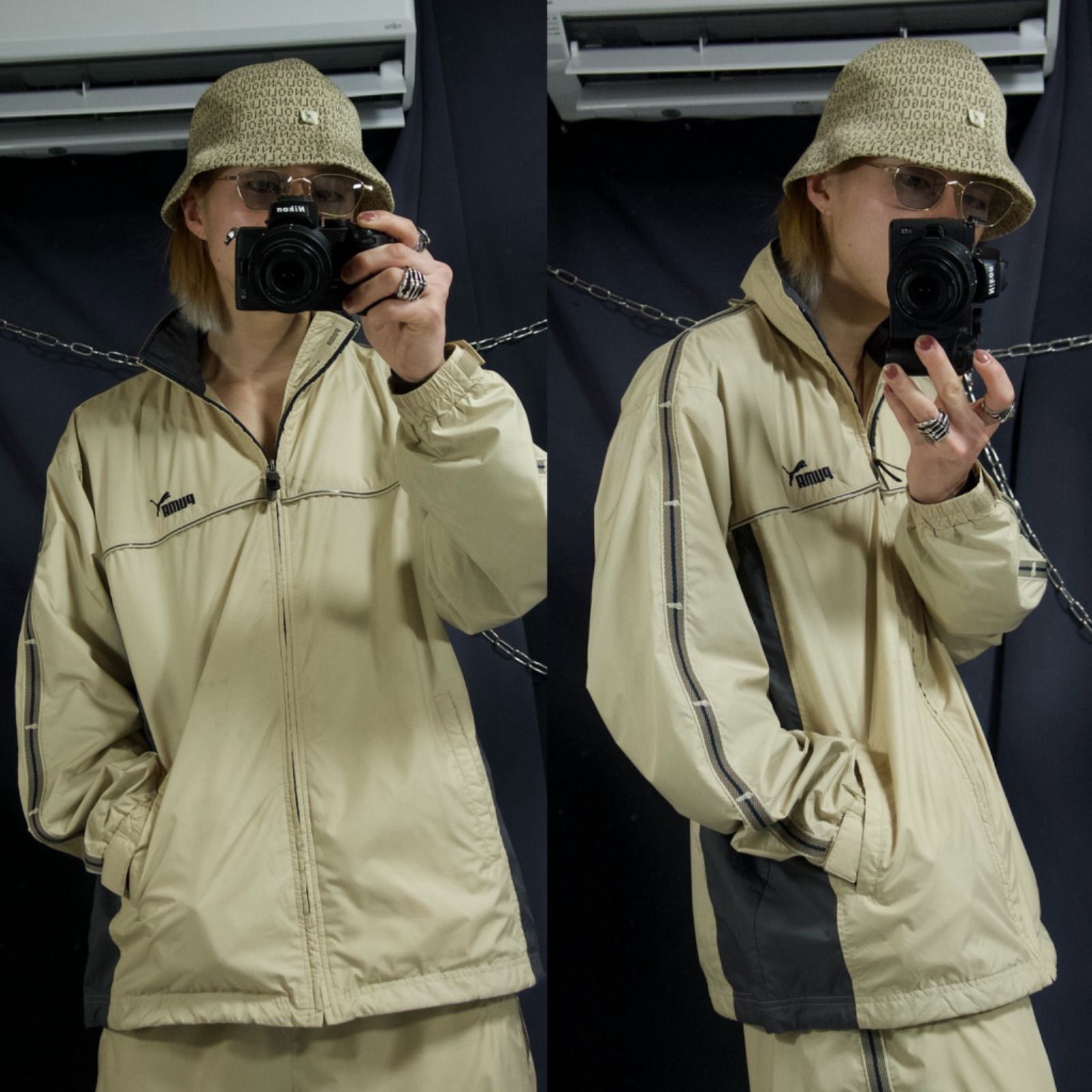 90s~00s PUMA Hit Union Polyester SetUp Track Suits Jacket