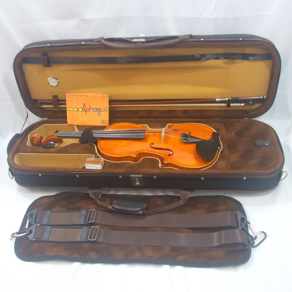 Josef Jan Dvorak 3340 虎杢 4|4 バイオリン 上位モデル 美音 東ヨーロッパ製 チェコ Strunal工房 アルファユー J.J.DVORAK