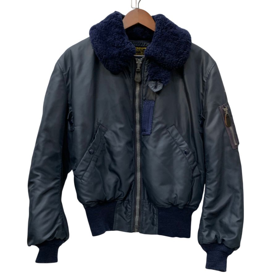 リアルマッコイズ THE REAL McCOY’S B-15C フライトジャケット 8310-484000-291 ジャケット ネイビー 38サイズ 201MT-3080 VB