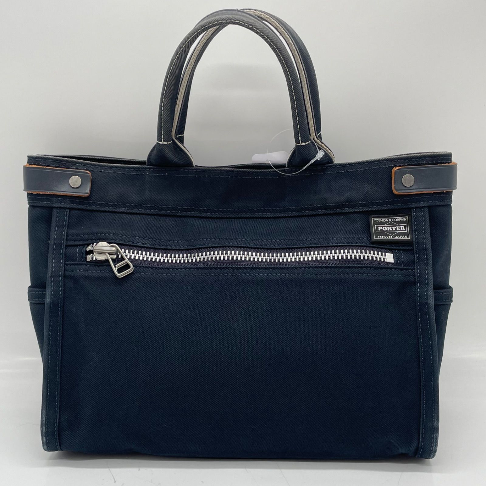 ひろ◆PORTER◆ネイビー トートバッグ ポーター フォース 2WAYトートバッグ 855-07500 （カラー