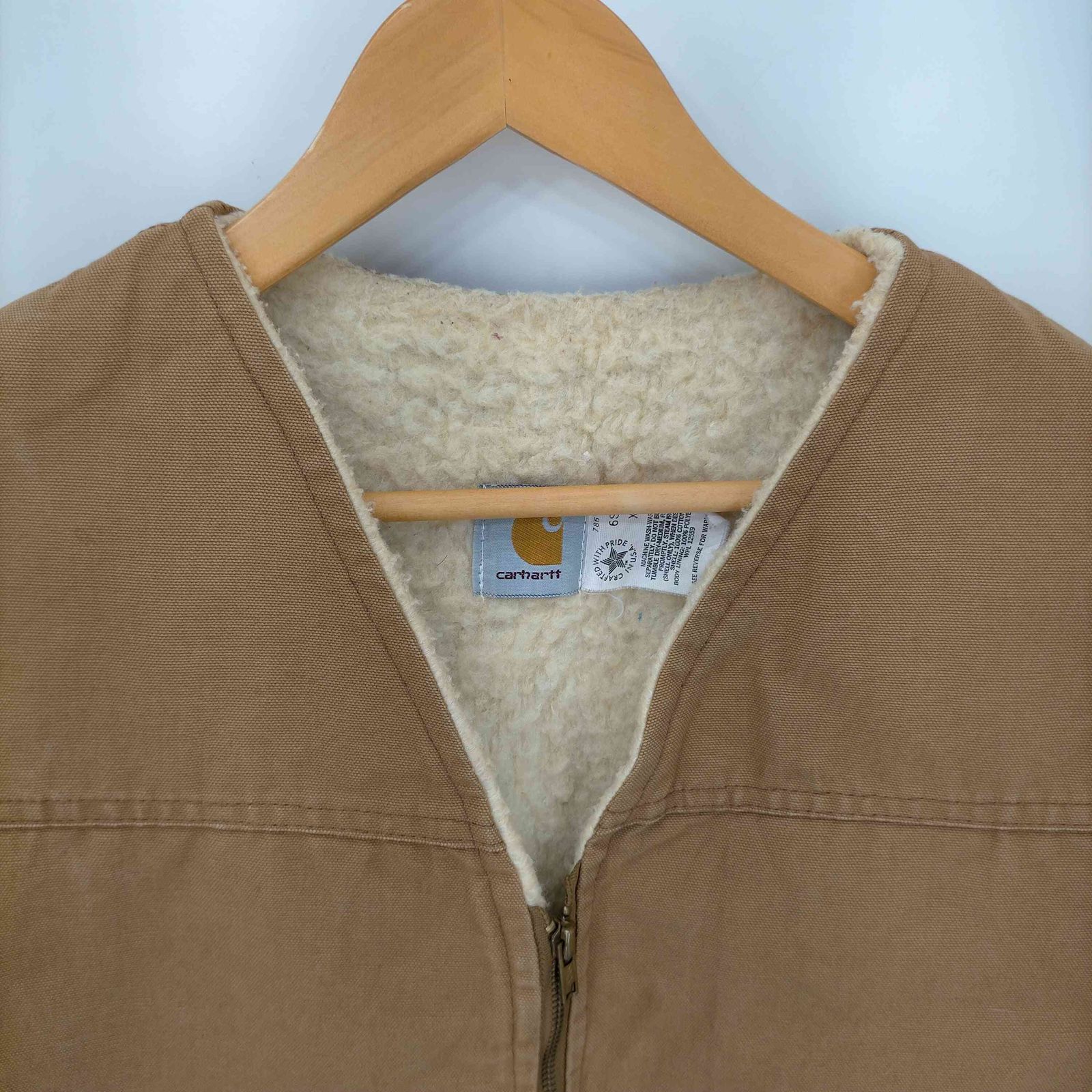 カーハート Carhartt 6SV 80S~90S MADE IN USA ダックボアベスト 