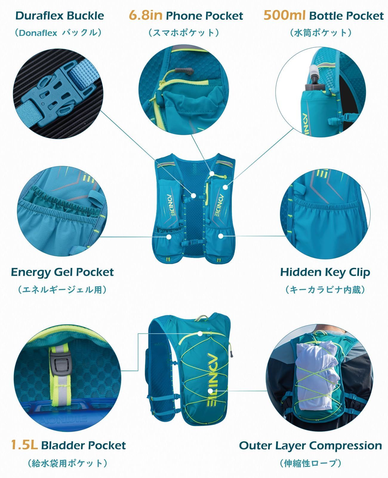 Amazon.co.jp: [TRIWONDER] ランニング リュック バッグ 18L ハイドレーション トレラン ザック 登山 自転車 サイクリング  マラソン ベスト トレイル 通気 軽量 (グレー (バッグのみ), ワンサイズ) : ファッション [TRIWONDER] ランニングバッグ ランニング リュック マラソン ハイドレーションバッグ サイクリングリュック 登山 ジョギ