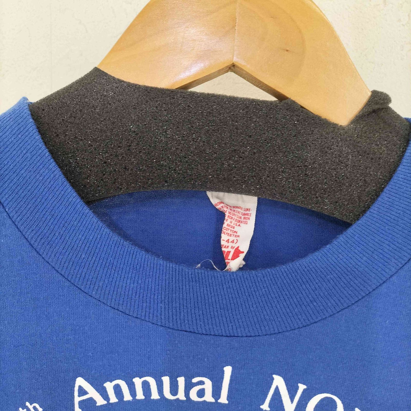 USED古着(ユーズドフルギ) {{homage}} S/S USA製 フロントデザインプリントクルーネッ 中古 古着 0823 ユーズドフルギ USED古着 80s USA製 シングルステッチ プリント