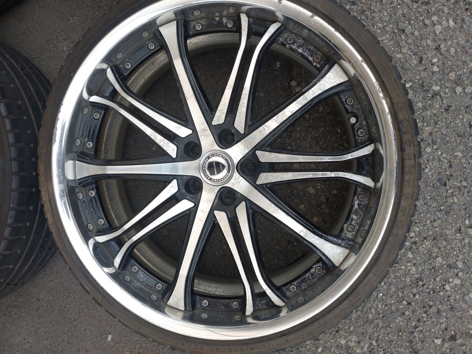 WORK ワーク SCHWERT シュバート SC6 22インチ 9.0J 38 114.3-5H ＆ 235 30R22 4本セット