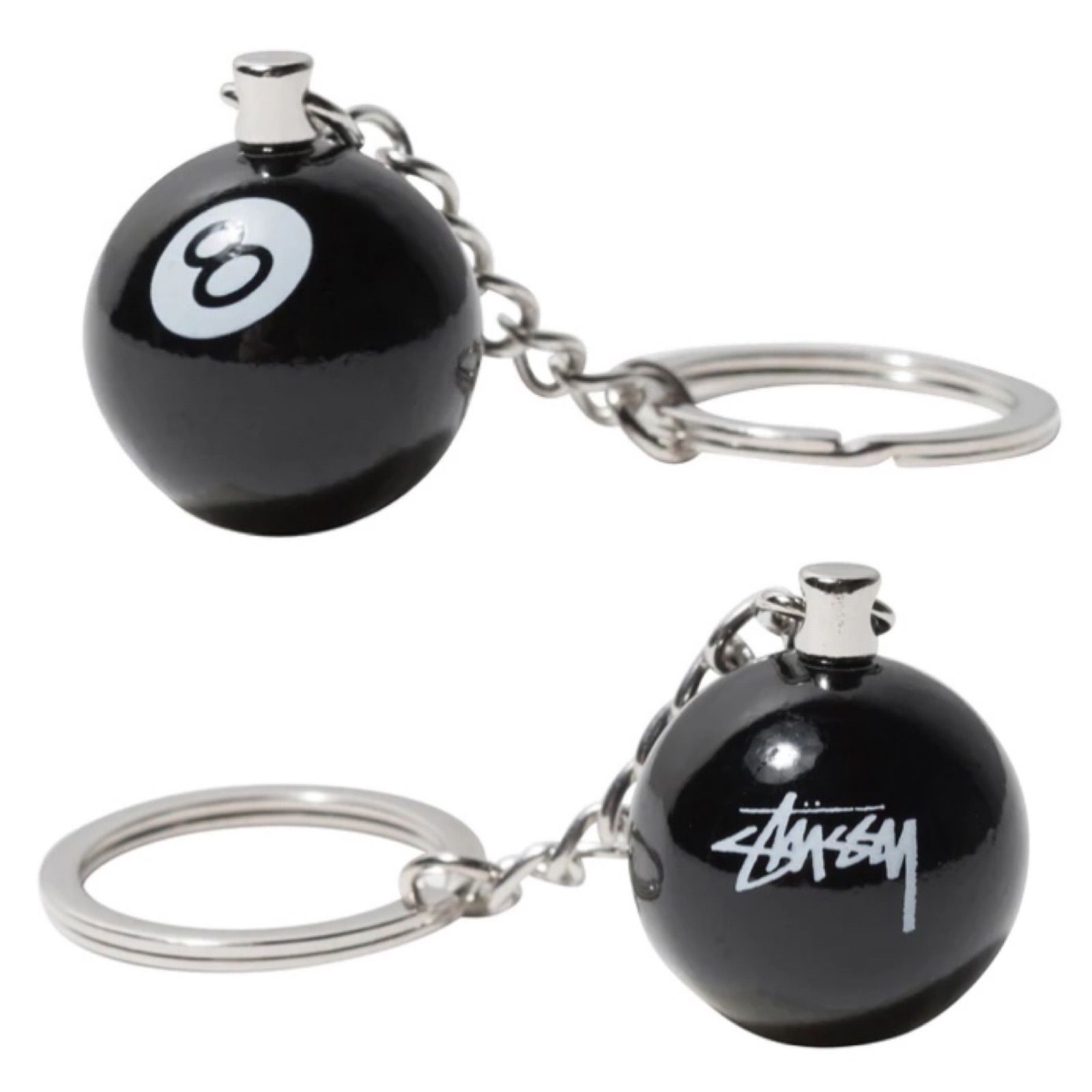 正規品 新品 入手困難 stussy 8ボール キーホルダー ステューシー 