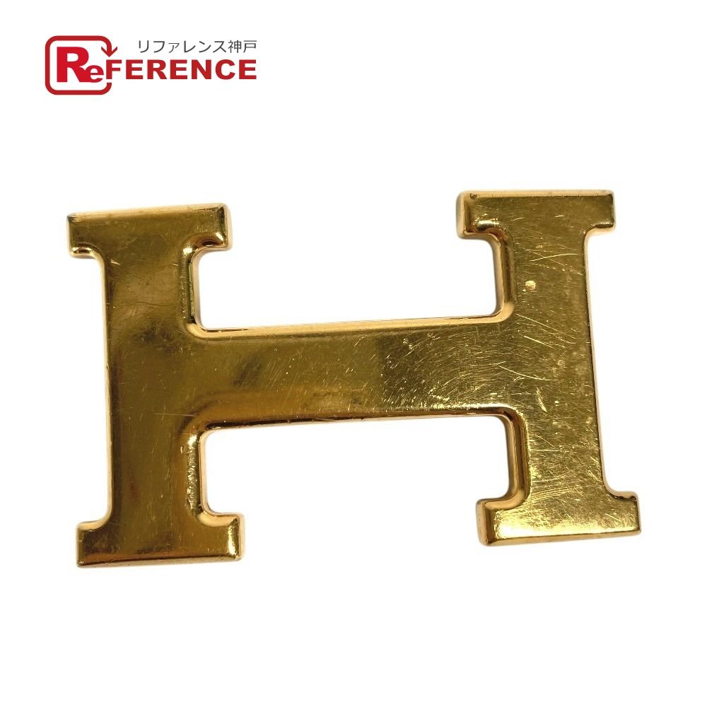 HERMES エルメス バックル ベルト バックル Hロゴ Hベルト メタル ゴールド