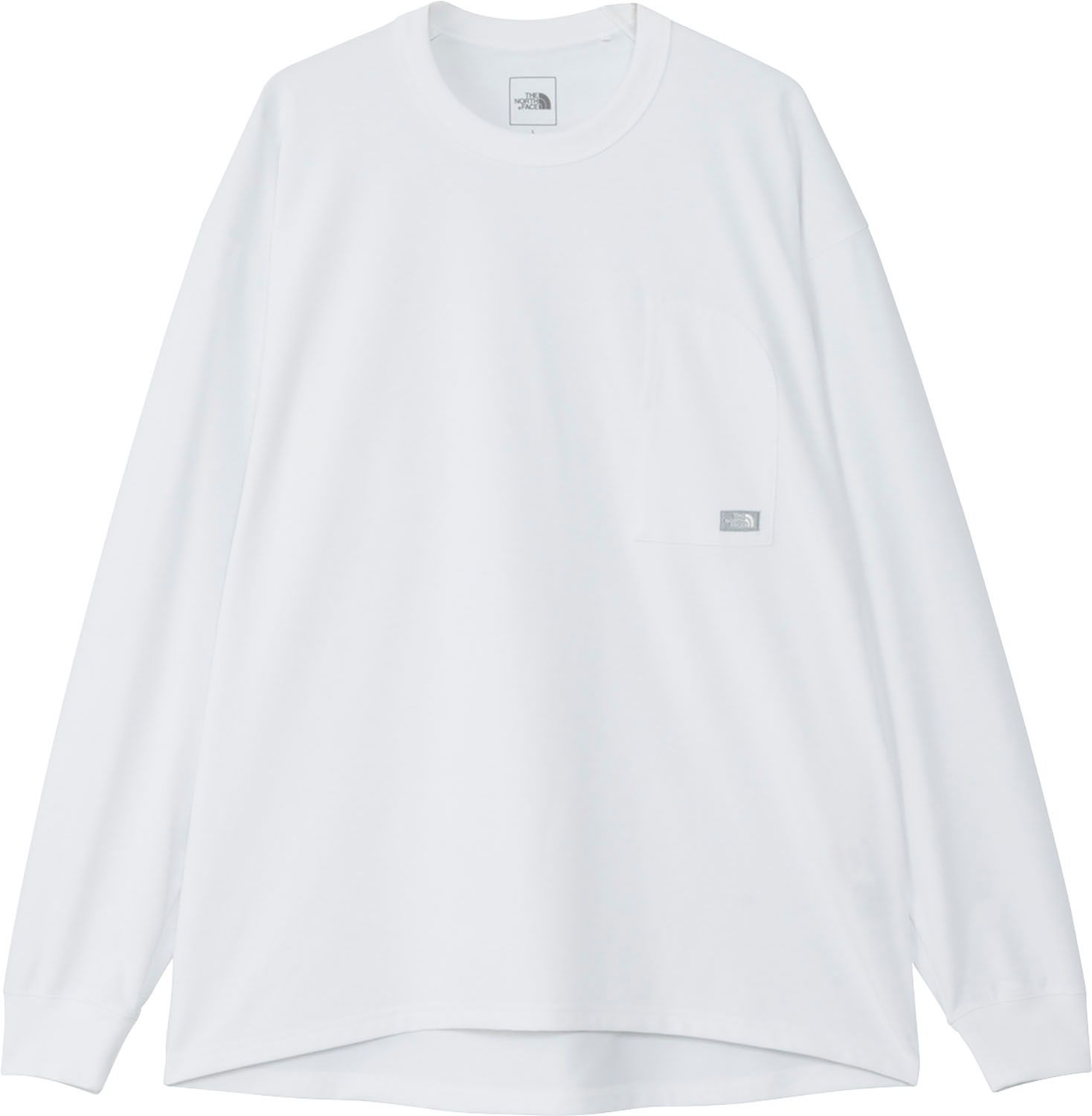 ザ ノース フェイス THE NORTH FACE アウトドア ロングスリーブエンライドティー L|S ENRIDE TEE メンズ レディース 長袖Tシャツ はっ水 UV対策 リフレクトロゴ 自転車走行 フォールンロック NT3 W ホワイト