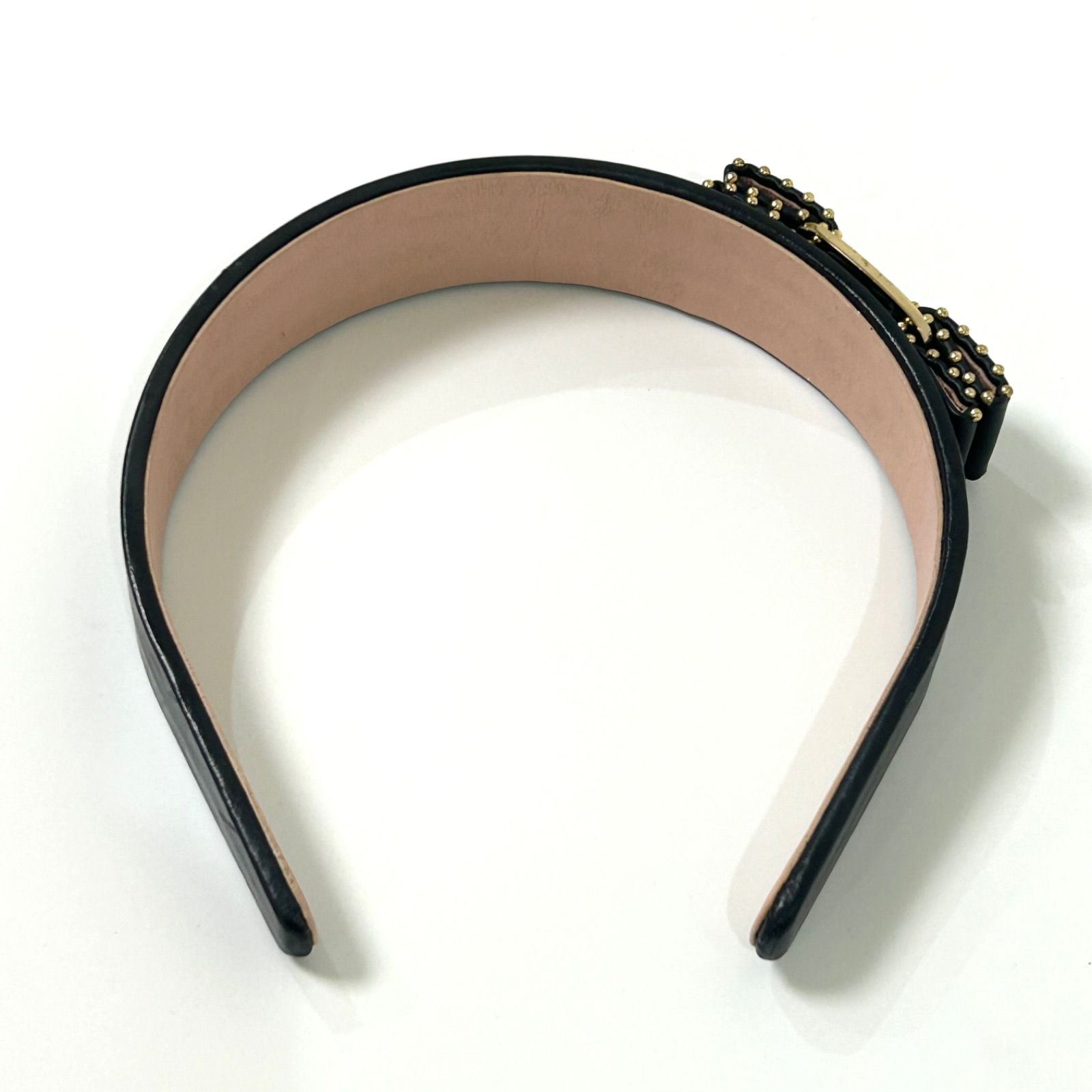 フェラガモ レザーカチューシャ