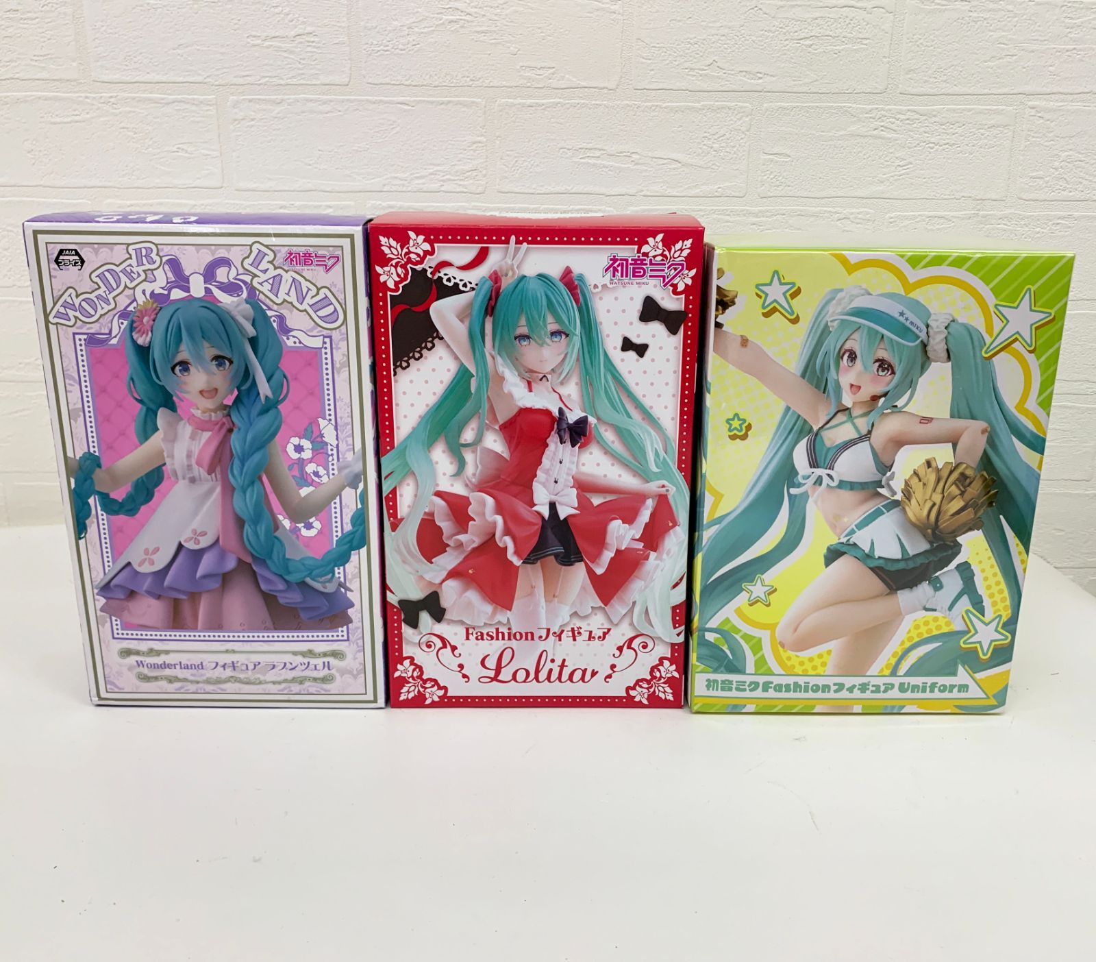 新品】初音ミク✧Fashion フィギュア (タイクレ限定) 3種セット