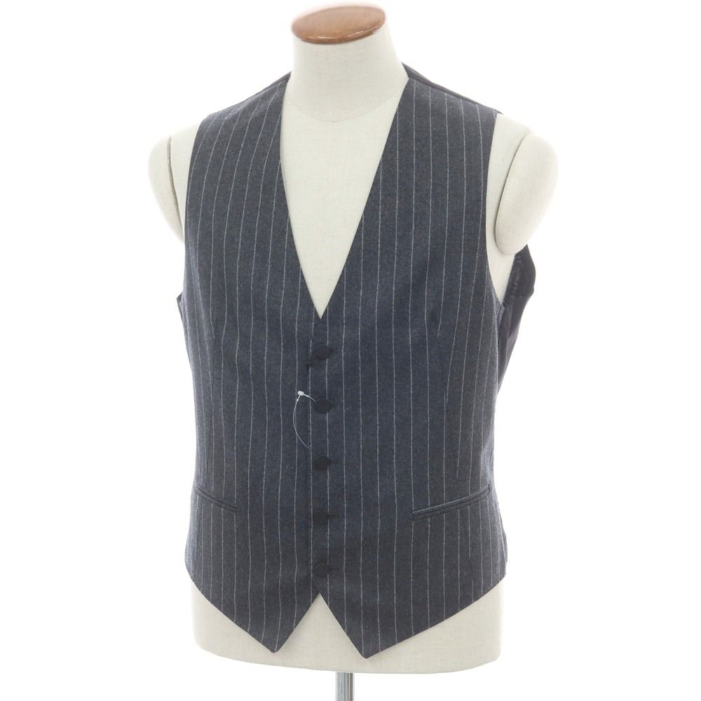 TAGLIATORE（タリアトーレ） ウール シングル グレー ジレ（ベスト