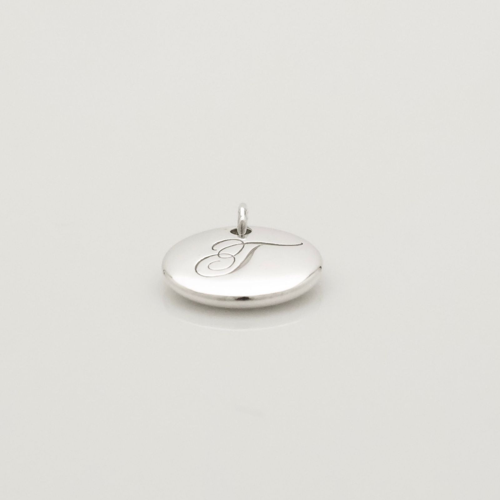 ティファニー TIFFANY-Co. ノーツ レター アルファベット イニシャル T ディスク チャーム AG925 FORTGASGNV_COM_BR