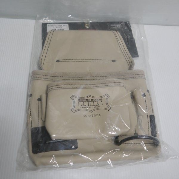 ニックス 最高級2×4工法用表革釘袋 KCA-7506 未使用 フィニッシュ  