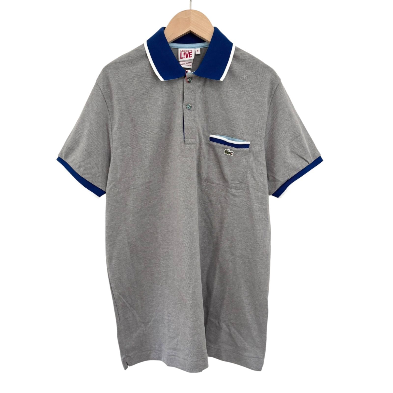 Z1433 【タグ付き美品】LACOSTE LIVE ラコステ ライブ 半袖