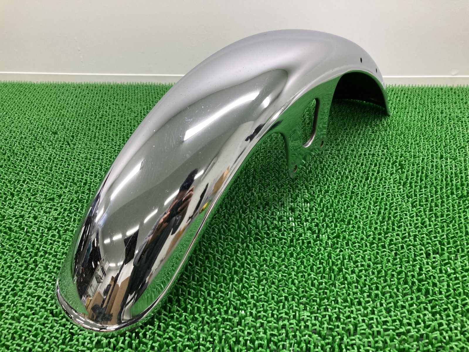 SR400 フロントフェンダー ヤマハ 純正 バイク 部品 1JR RH01J 修復