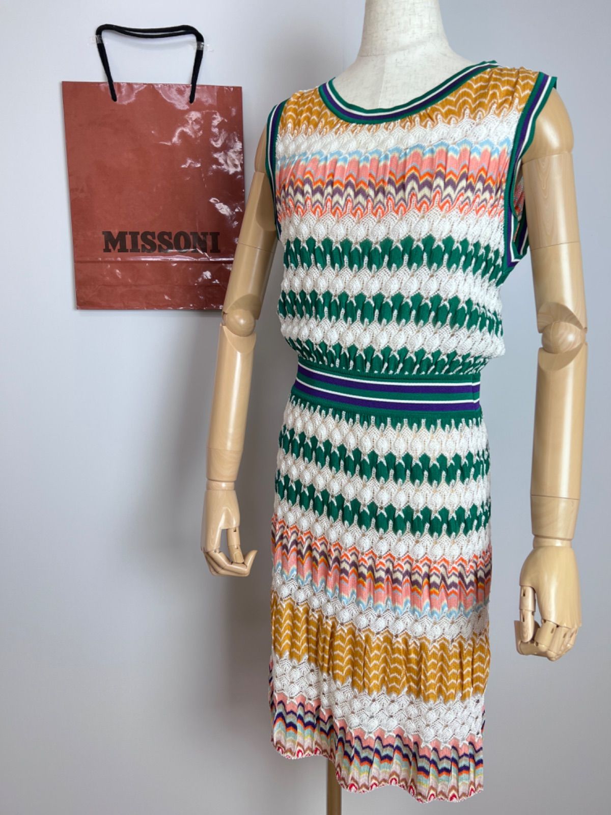 経典ブランド MISSONI カラフル ミッソーニ カラフル ニット