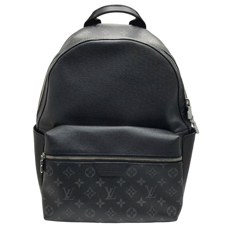 LOUIS VUITTON ルイヴィトン タイガ ディスカバリー バックパック リュックサック ブラック レザー メンズ M30230