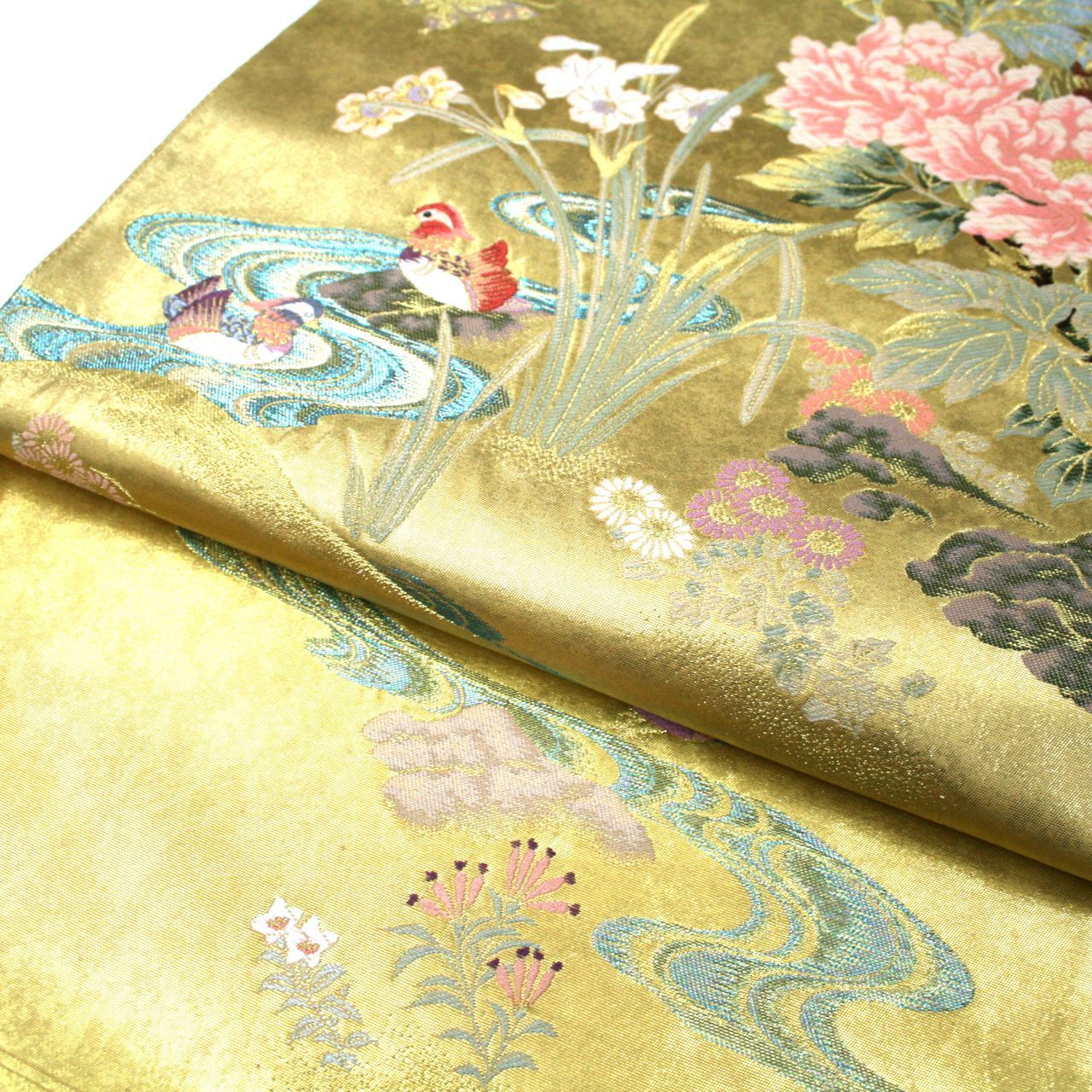 新品 お仕立付き 西陣織 引箔 刺繍 正絹 袋帯 礼装 フォーマル 新品 お仕立付き 西陣織 引箔 刺繍 正絹 袋帯 礼装 フォーマル