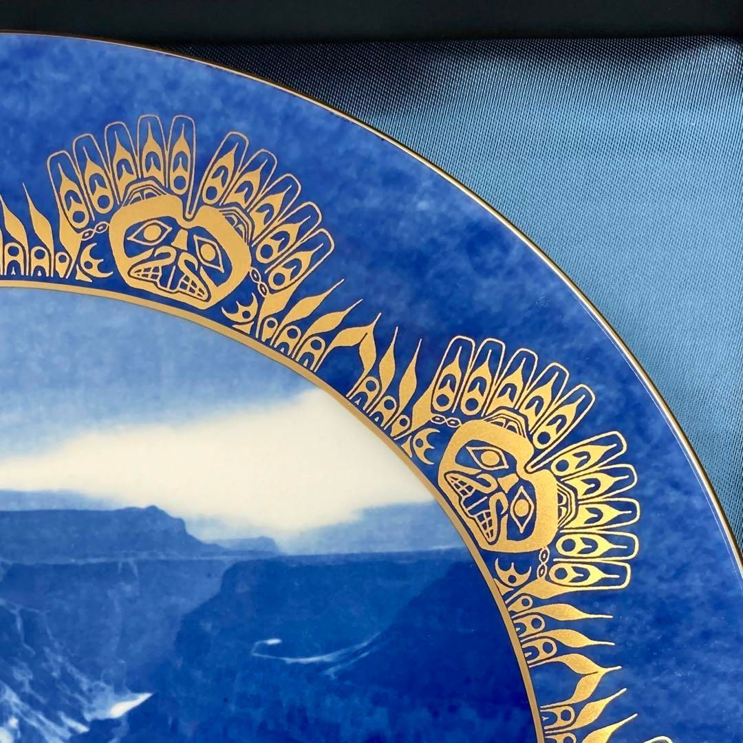 ☆洋3  マイセン2019年　イヤープレート「グランドキャニオン」共箱　27㎝ ☆洋3 マイセン2019年 イヤープレート「グランドキャニオン」共箱 27