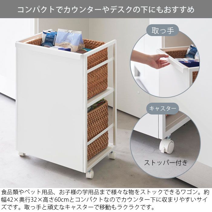 キャスター付き スリム