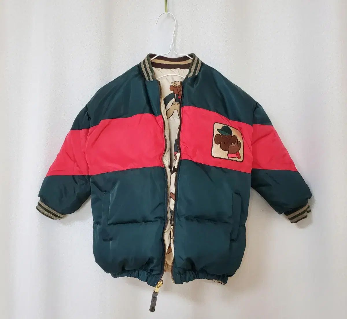 リミテドゥドゥ リバーシブル ダックダウン M 100 5-6 キッズ