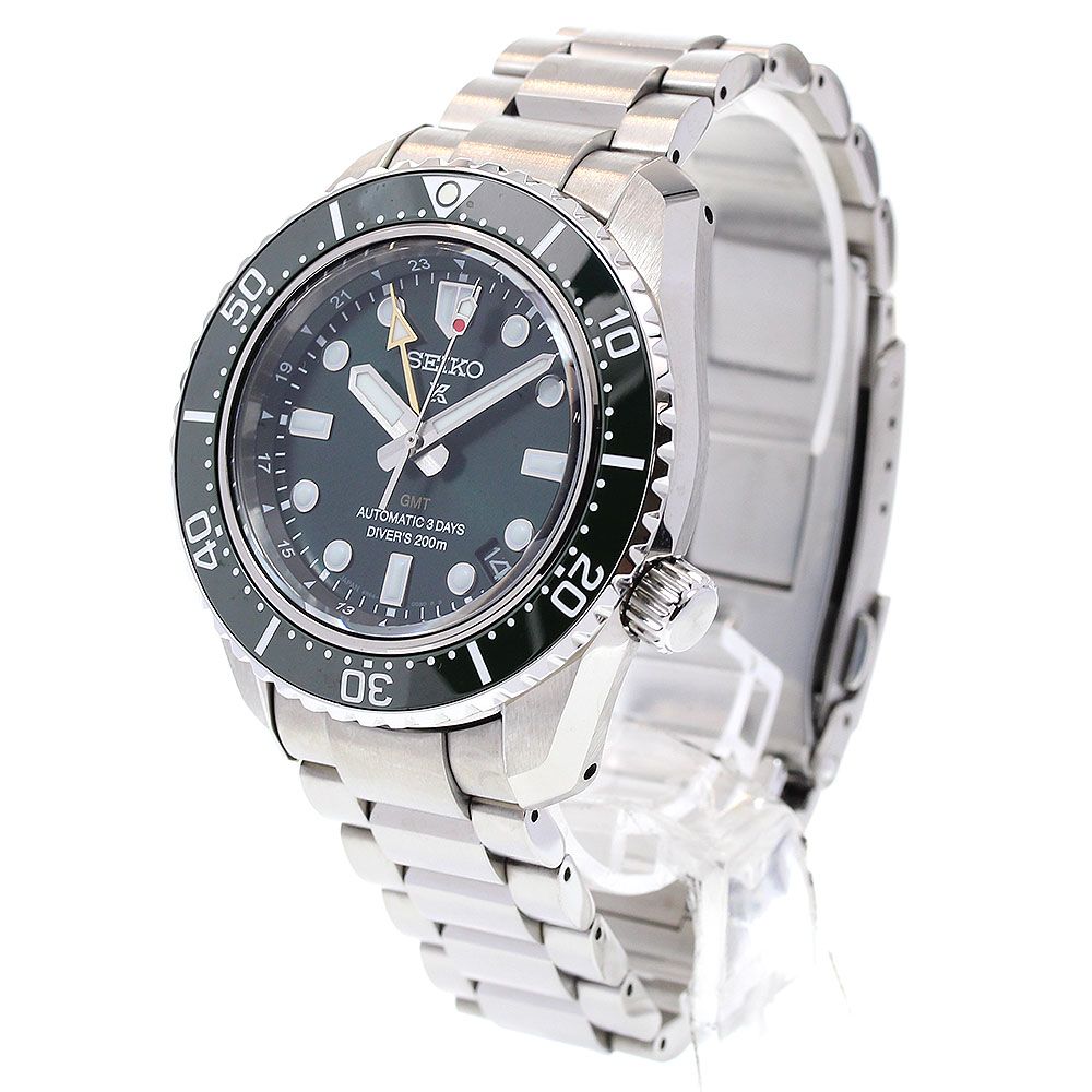 美品 セイコー SEIKO 6R54-00D0 自動巻き 易けれ プロスペックス GMT 