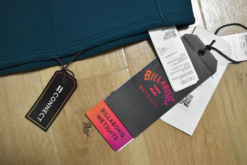 新品 BILLABONG タッパ S BB011-887 TUR ビラボン ウェット