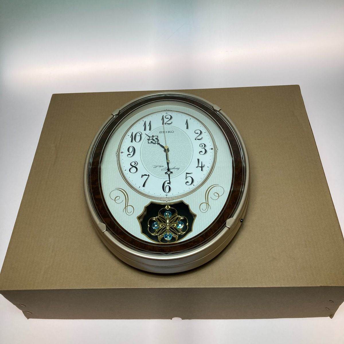 SEIKO セイコー 掛時計 電波 メロディ 時計 ウェーブシンフォニー AM259B