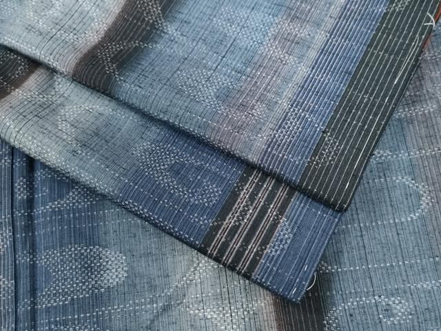 平和屋着物○上質な紬 縞 光琳水 正絹 逸品 未使用 CAAW7654yc