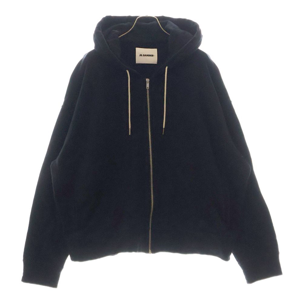 JIL SANDER + スウェット パーカー ブラック Lサイズ JIL SANDER + 