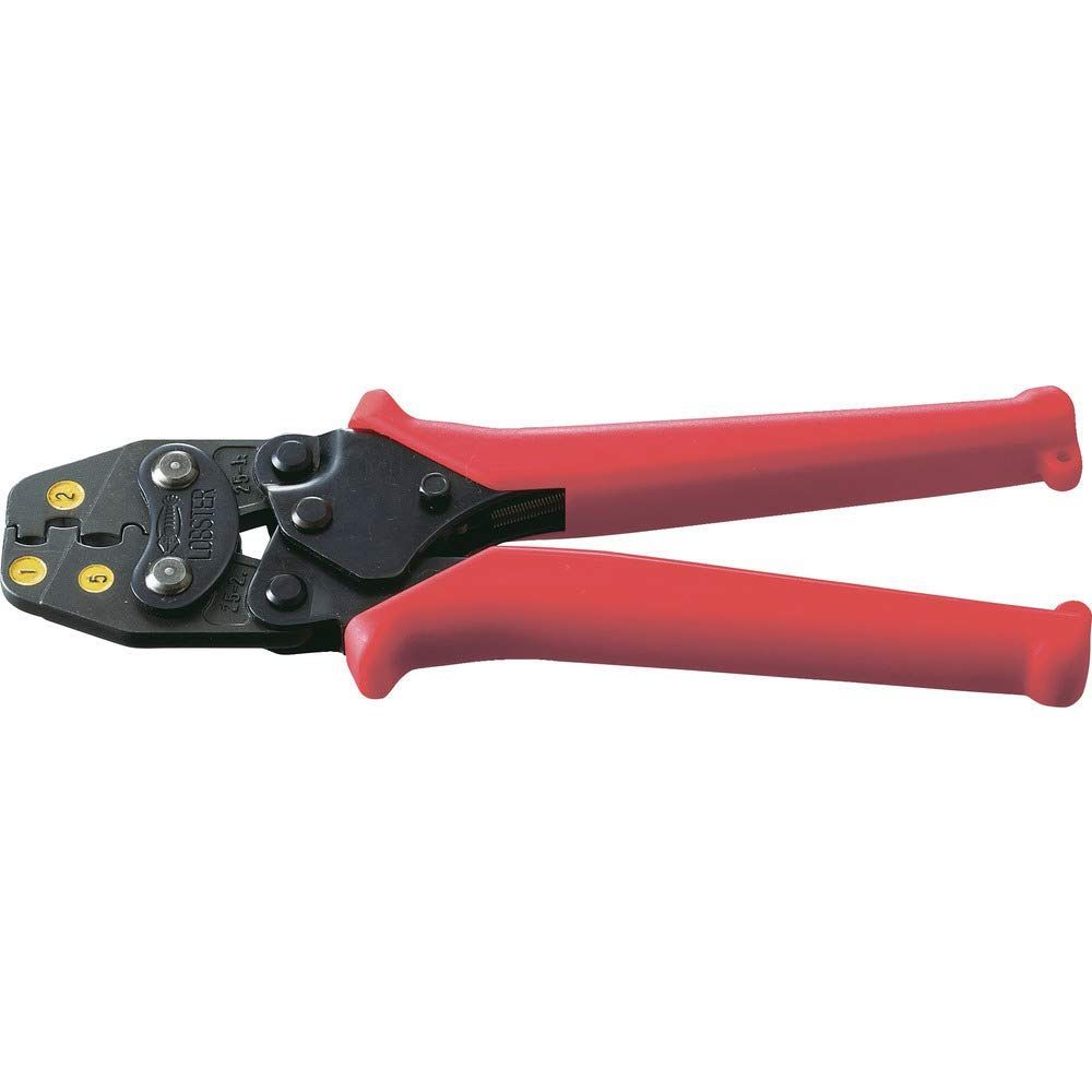 ?品 ロブテックス エビ 絶縁被覆付閉端接続子用ミニ圧着工具 使用範囲CE1 2 5 AK25MA