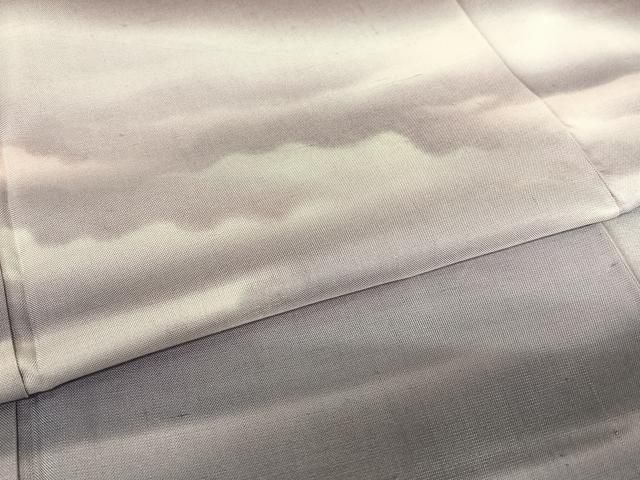 平和屋着物○訪問着 紬地 雲重ね霞文 暈し染め 正絹 逸品 AAAZ0235zg