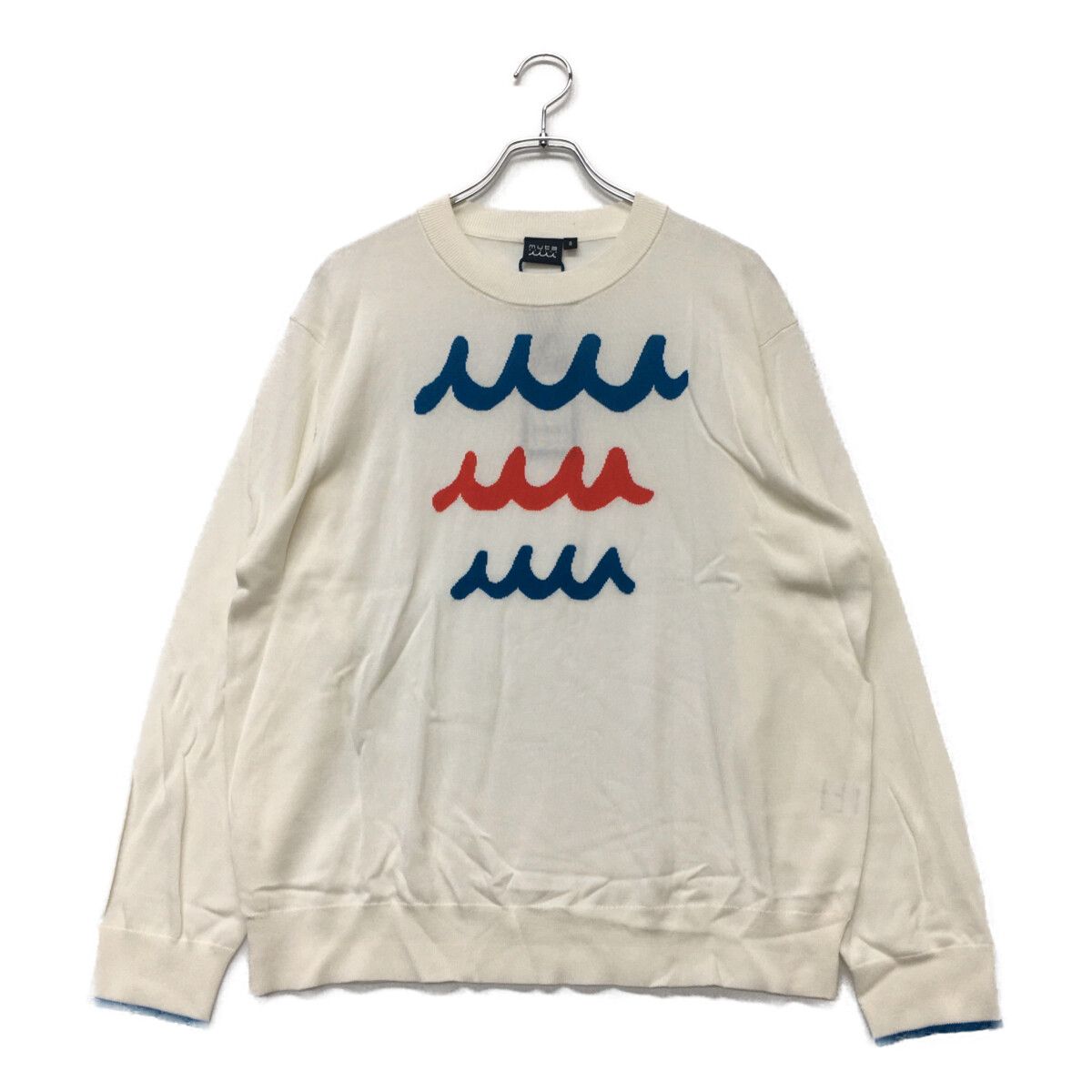 未使用品 メンズ ムータマリン muta MARINE ニット 8(2XL) 白 ホワイト