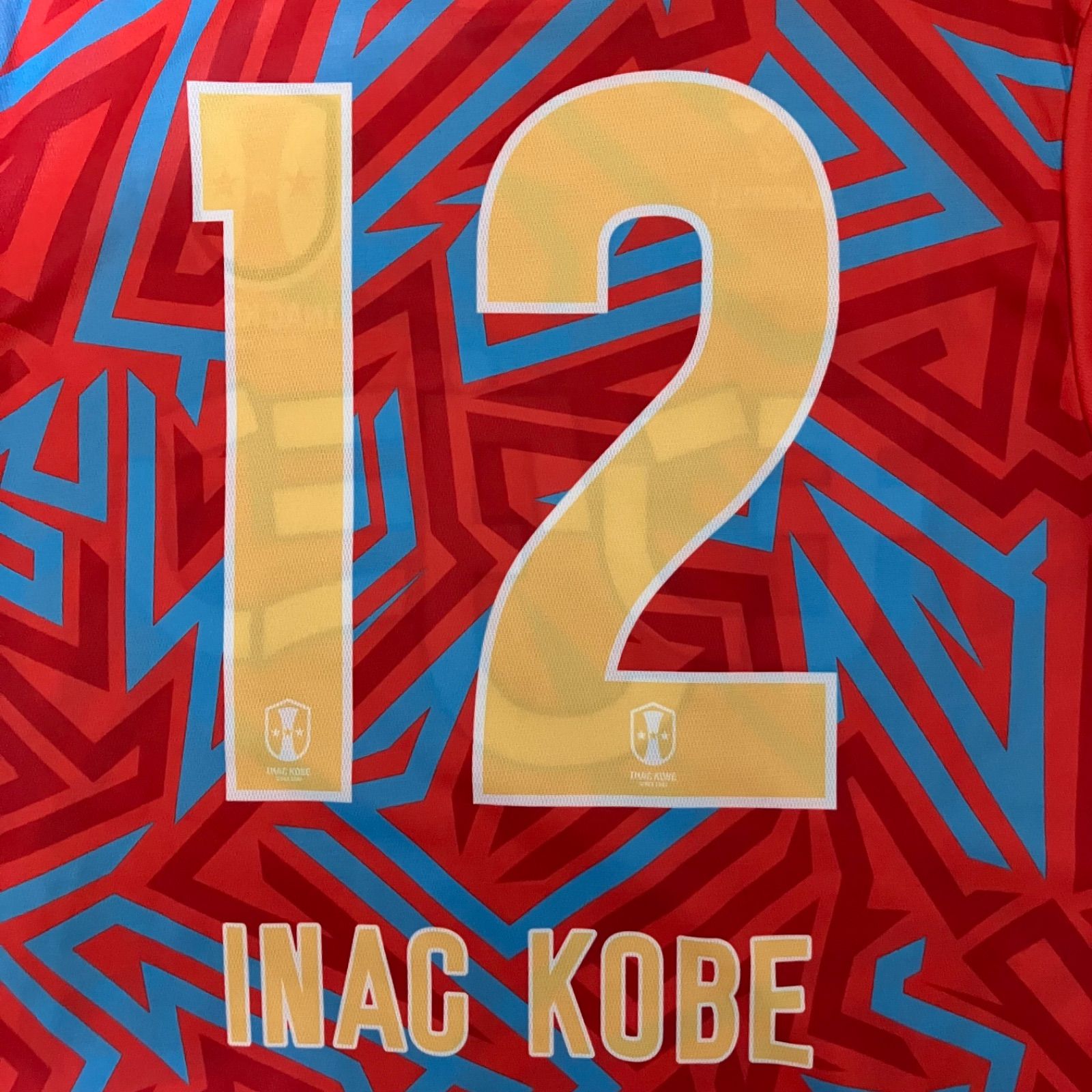 選手サイン入り hummel INAC KOBE サッカーシャツ Mサイズサイズ 51499-654-