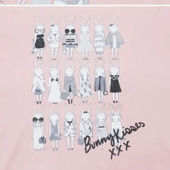 韓国ブランドfifi Lapin レディーストップスウサギかわいいイラスト メルカリshops