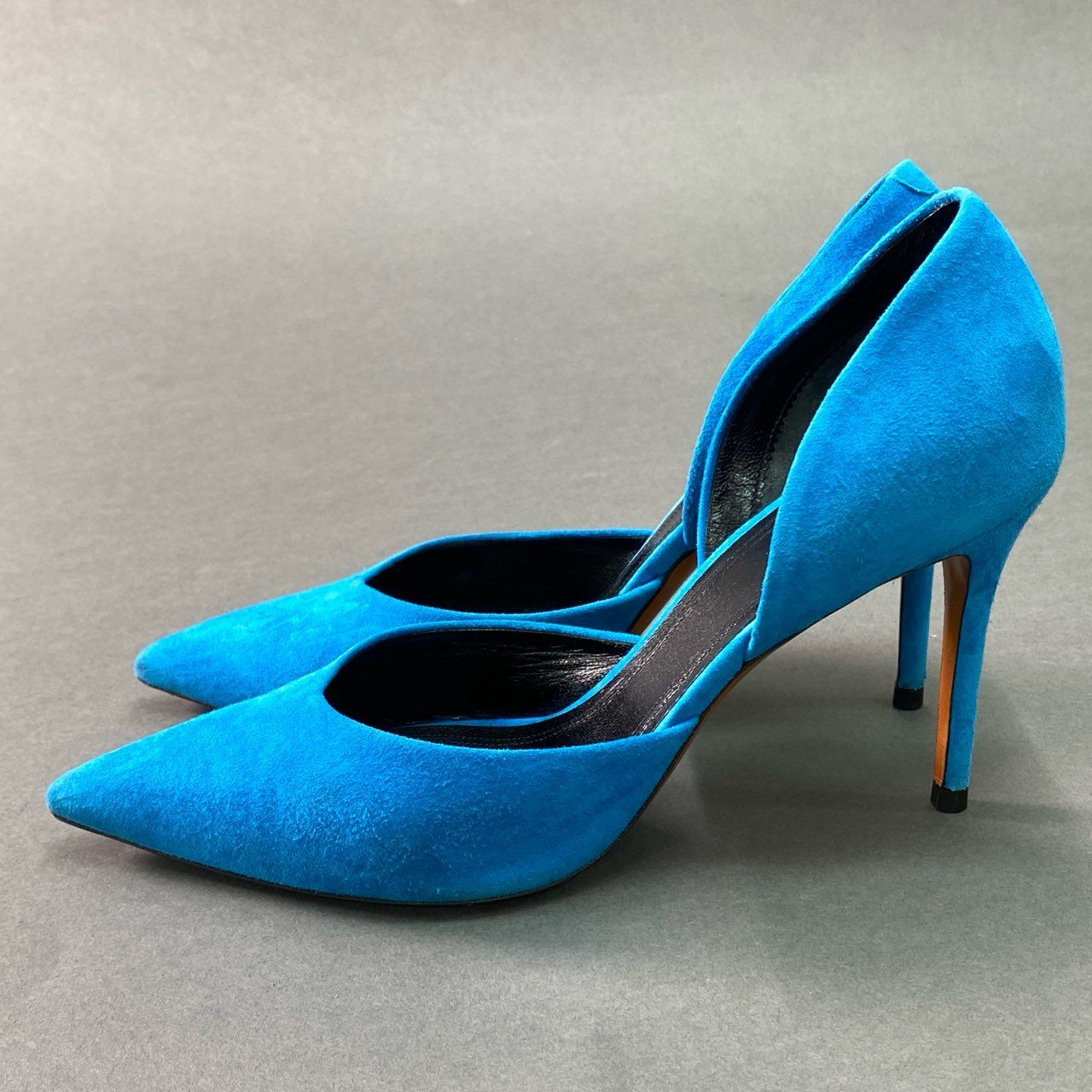 6f4 《美品》 CELINE セリーヌ D'Orsay ドルセー サイドオープン