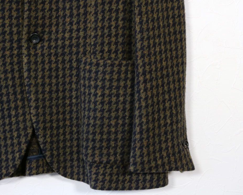 チルコロ　千鳥格子　アルパカウール混紡ジャケット チルコロ 千鳥格子 アルパカウール混紡ジャケット