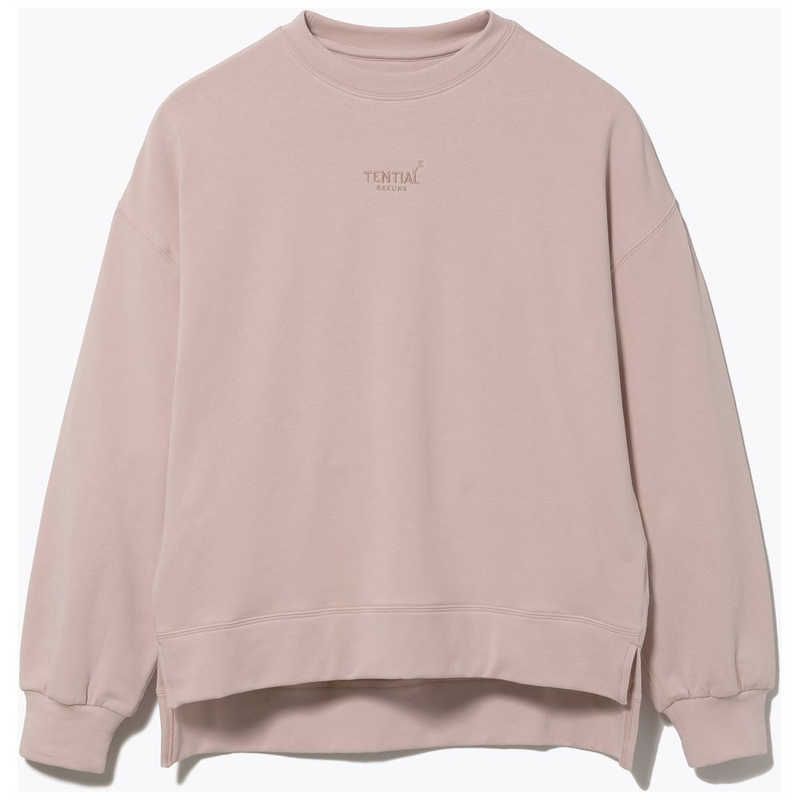 TENTIAl Z BAKUNE ピンク クルーネック スウェット TENTIAL テンシャル リカバリーウェア BAKUNE バクネ レディース