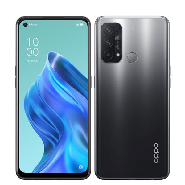 【中古】 OPPO Reno5A シルバーブラック SIMフリー 本体 楽天モバイル Aランク スマホ【送料無料】 r5asbk8mtm