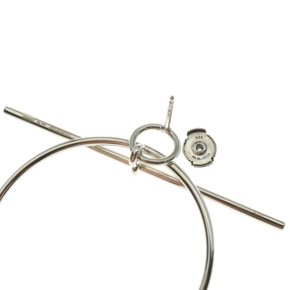 HERMES (エルメス) ループMM ピアス シルバー Ag925 SV アクセサリー