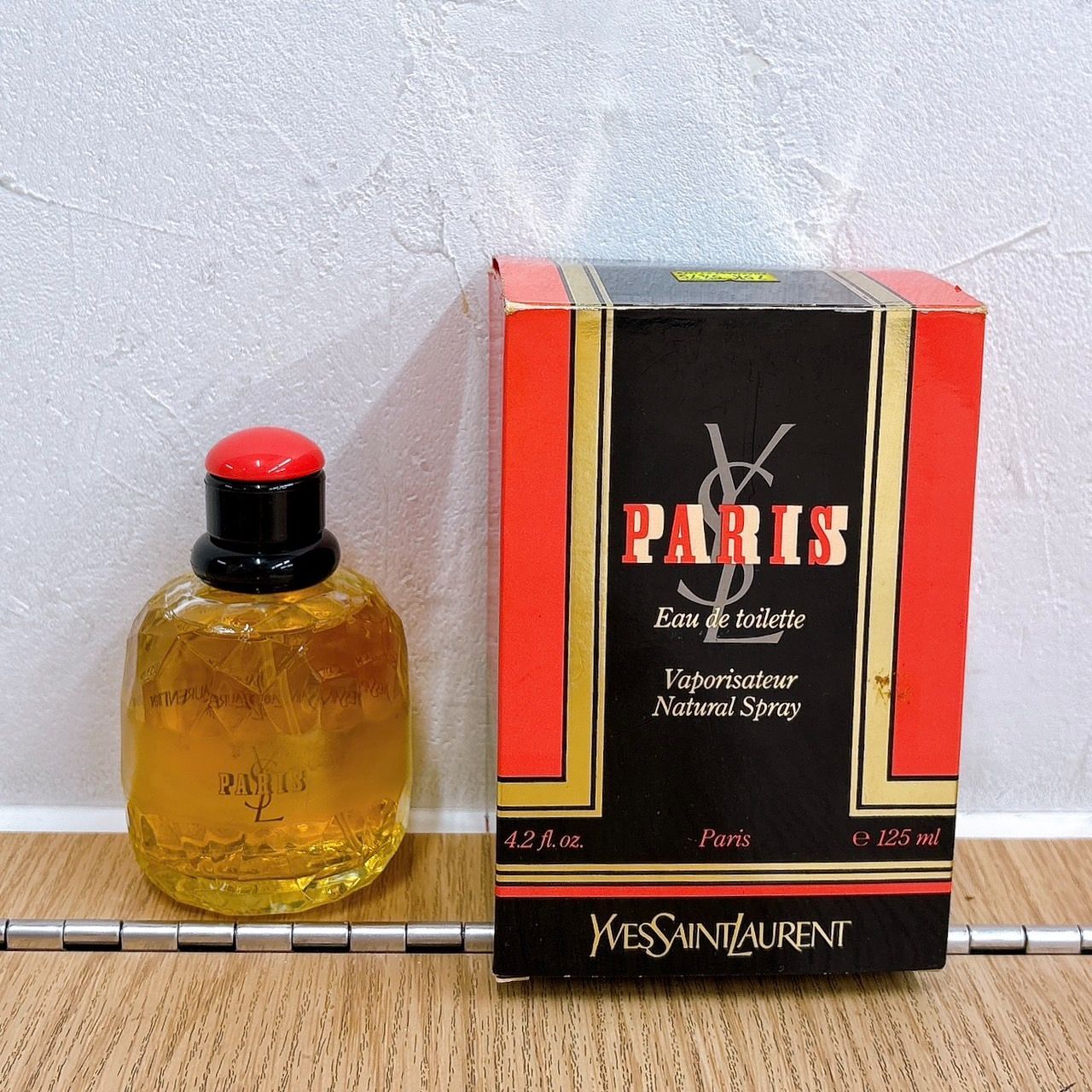 未使用！イヴサンローラン パリ ローズ デ ボア オードトワレ125ml/香水 限定品 希少 イヴサンローラン パリ プレミアム ローズ 香水