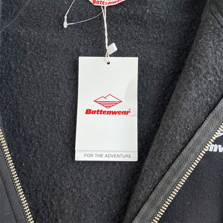 バテンウェア Battenwear フーディー TEAM REACH-UP ZIP HOODY M 