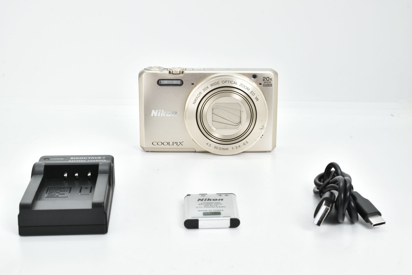 Nikon COOLPIX S7000 16.0MP Gold 20X Optical Zoom ニコン