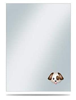 Puppy Dog Emoji Standard Size Printed Deck Protector Covers