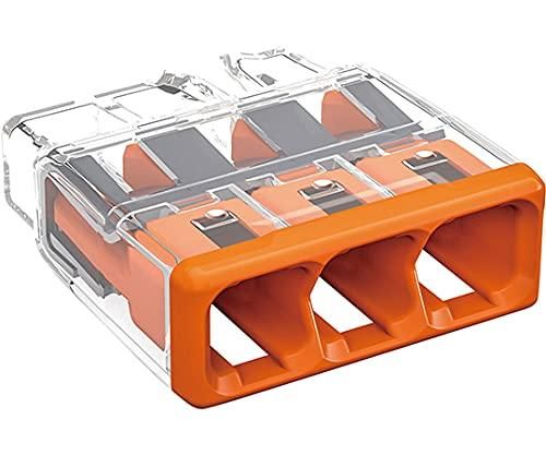 【新品・2営業日で発送】ワゴジャパン WAGO WGZ-3 差し込みコネクタ 3穴 100個入り
